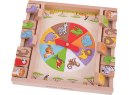 Bigjigs Toys Ruleta so zvieratkami
