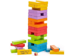Bigjigs Toys Farebná Jenga