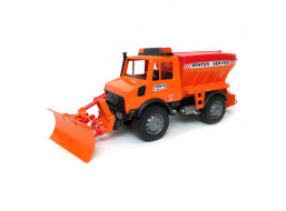 Bruder Mercedes Benz UNIMOG Sypač s radlicou