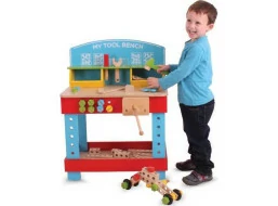 Bigjigs Toys Drevený pracovný stôl