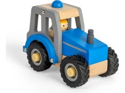 Bigjigs Toys Traktor modrý