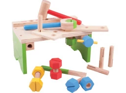 Bigjigs Toys Ponk s náradím a zatĺkačka