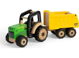 Tidlo Drevený traktor s prívesom