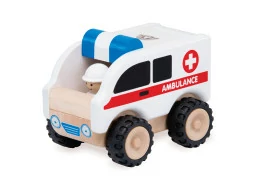 Wonderworld Drevená mini sanitka