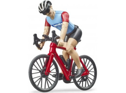 Bruder Cestný bicykel s figúrkou cyklistu
