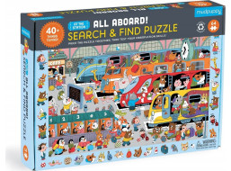 Mudpuppy Puzzle Železničná stanica 64 dielikov