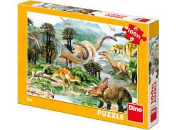 Dino Puzzle Život Dinosaurov 100 dielikov