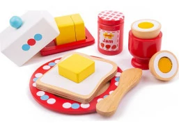 Bigjigs Toys Drevený set raňajky