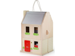 Bigjigs Toys Rozkladací domček s príslušenstvom