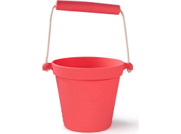Bigjigs Toys Plážový vedierko tmavo ružový