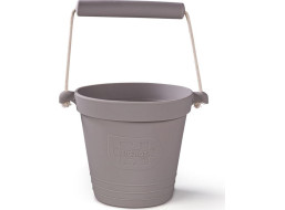 Bigjigs Toys Plážový vedierko tmavo šedý