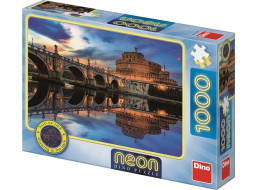Dino Puzzle neónové Anjelský hrad 1000 dielikov