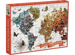 Galison Puzzle Migrácia zlatého motýľa Wendy 1000 dielikov