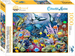Brain Tree Puzzle Pestré more 1000 dielikov