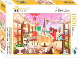 Brain Tree Puzzle Láska z Paríža 1000 dielikov