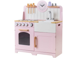 Tidlo Drevená kuchynka Country ružová