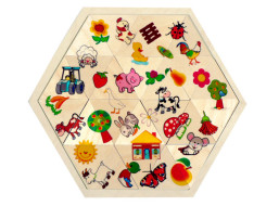 Hess Puzzle mozaika Farma 24 dielikov