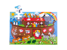 Bigjigs Toys Podlahové puzzle Noemova archa 48 dielikov