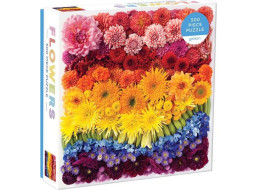 Galison Puzzle Dúhové kvety 500 dielikov