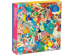 Galison Puzzle Papierové bábiky Vintage 1000 dielikov