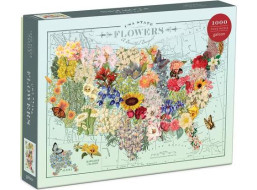 Galison Puzzle Kvety USA 1000 dielikov