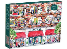 Galison Puzzle Deň v kníhkupectve 1000 dielikov