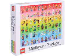 Chronicle Books Puzzle LEGO® Dúhové minifigúrky 1000 dielikov