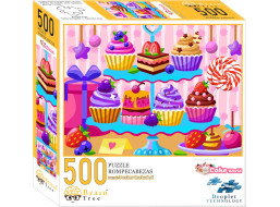Brain Tree Puzzle V Cukrárni 500 dielikov