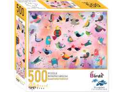 Brain Tree Puzzle Rozprávkové vtáky 500 dielikov