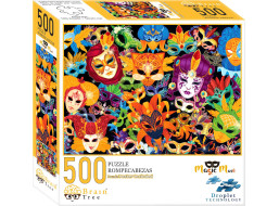 Brain Tree Puzzle Kúzelné masky 500 dielikov