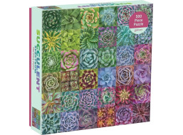 Galison Puzzle Farebné sukulenty 500 dielikov