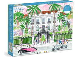 Galison Puzzle Slnečný deň v Palm Beach 1000 dielikov