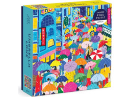 Galison Puzzle Dáždniková ulička 1000 dielikov