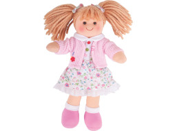 Bigjigs Toys Látková bábika Poppy 28 cm