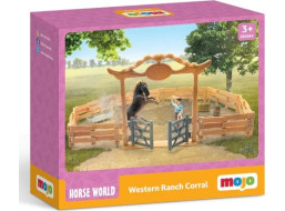 Mojo Westernový ranč Corral s koňom a kovbojom