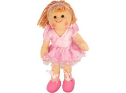 Bigjigs Toys Látková bábika Lily 28 cm