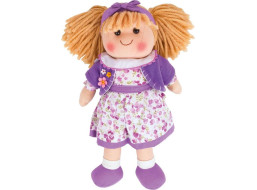 Bigjigs Toys Látková bábika Laura 34 cm