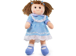 Bigjigs Toys Látková bábika Amelia 38 cm