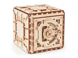 Ugears 3D drevené mechanické puzzle Trezor