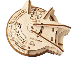 Ugears 3D drevené mechanické puzzle STEM krivkomer (opisometer)