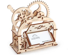 Ugears 3D drevené mechanické puzzle Box na vizitky