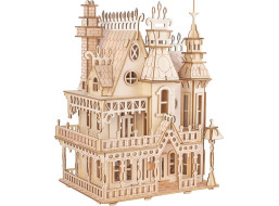 Woodcraft Drevené 3D puzzle Fantasy vila
