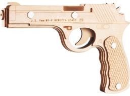 Woodcraft Drevené 3D puzzle Beretta M9