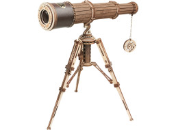 RoboTime 3D drevené mechanické puzzle Pirátsky ďalekohľad - poškodený obal