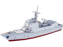 RoboTime Drevená skladačka útočná loď Destroyer