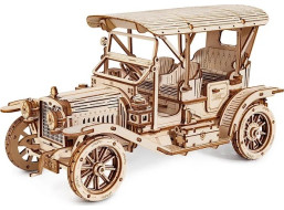 RoboTime Drevené 3D puzzle Historické auto - Vintage car
