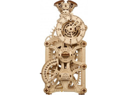 Ugears 3D drevené mechanické puzzle Hodiny motora