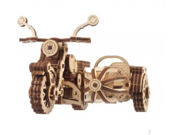 Ugears 3D drevené mechanické puzzle Harry Potter Hagridova lietajúca motorka