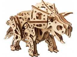 Ugears 3D drevené mechanické puzzle Triceratops
