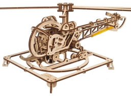 Ugears 3D Drevené mechanické puzzle MINI Helicopter